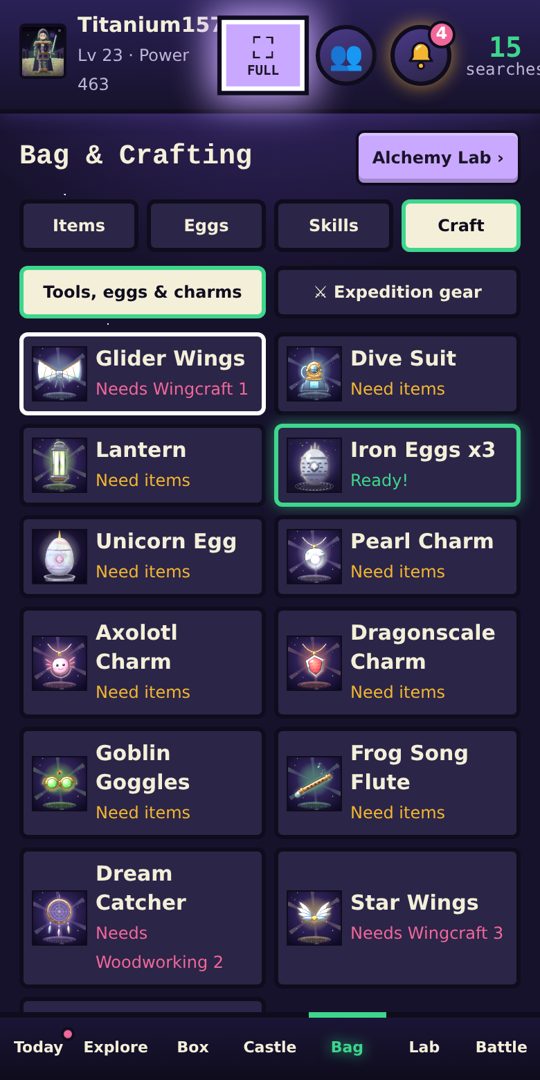 Crafting